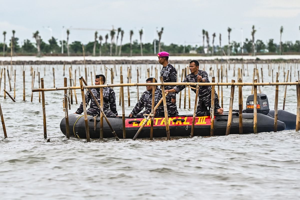 Panglima TNI Tetap Lanjutkan Bongkar Pagar Laut Tangerang