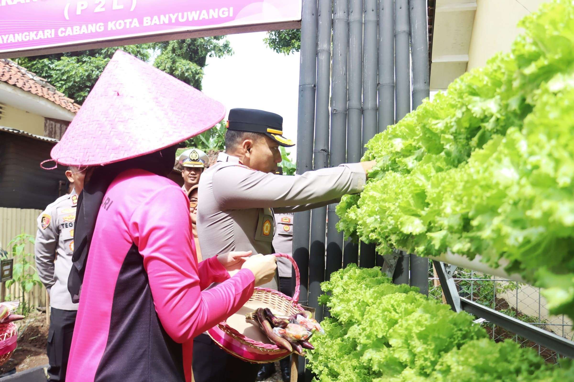 Polresta Banyuwangi Luncurkan Program Pekarangan Pangan Lestari