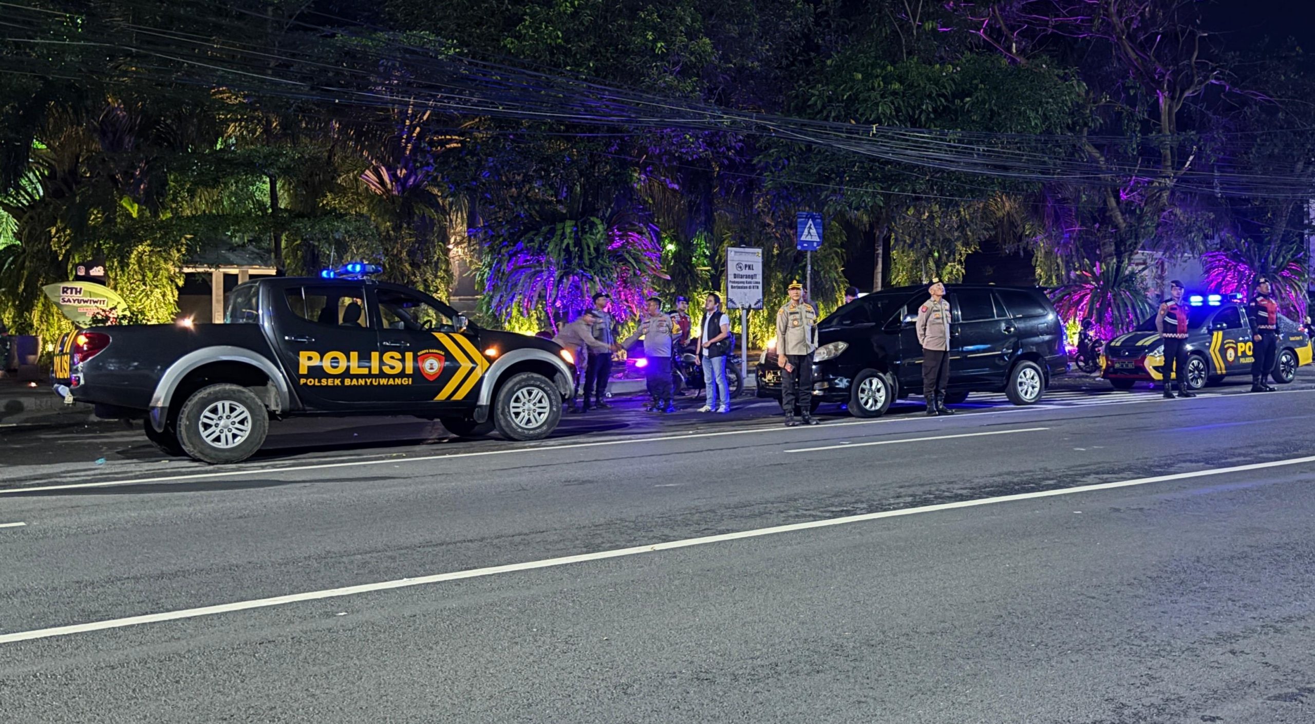 Polresta Banyuwangi Gelar Patroli Malam Skala Besar Jelang Idul Fitri