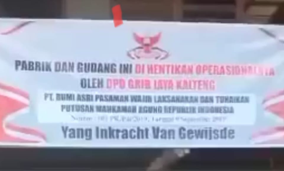 Polda Kalteng Tetapkan 4 Orang Pengurus GRIB Jaya Sebagai TersangkaTerkait Penyegelan Pabrik