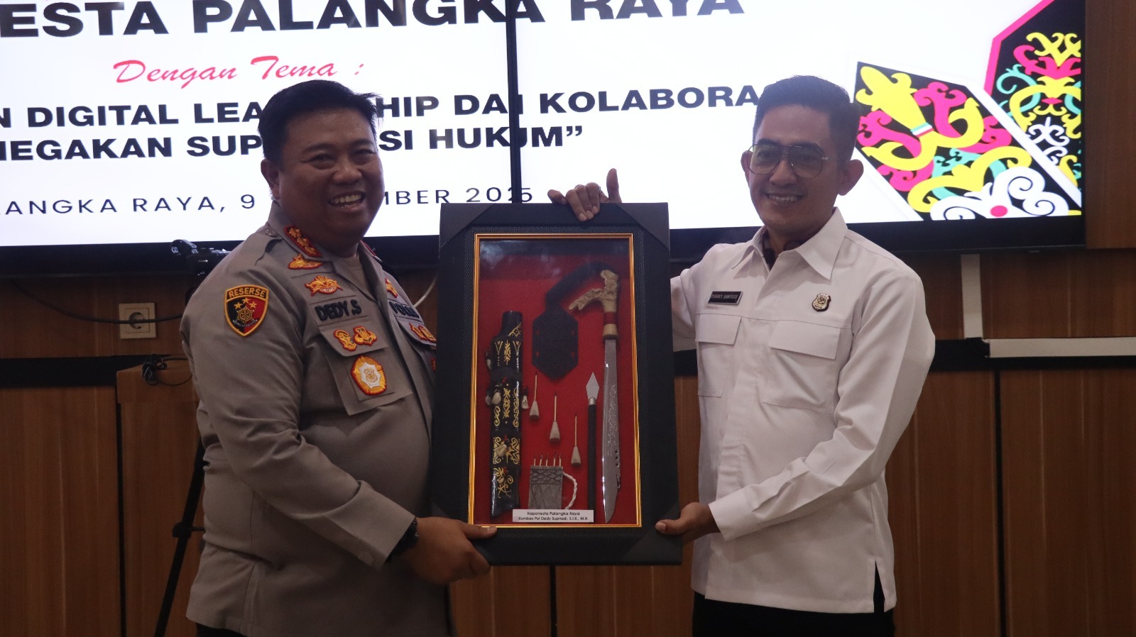 Kapolresta Palangka Raya Terima Kegiatan PKDN Sespimti Dikreg ke-34 Gelombang II