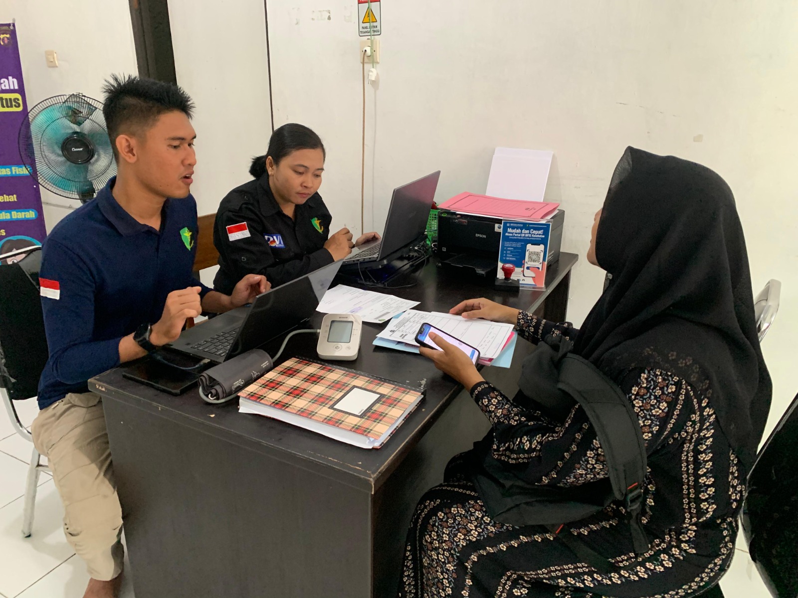 Sidokkes Polresta Palangka Raya Gelar Pelayanan Kesehatan Rutin di Klinik Polresta