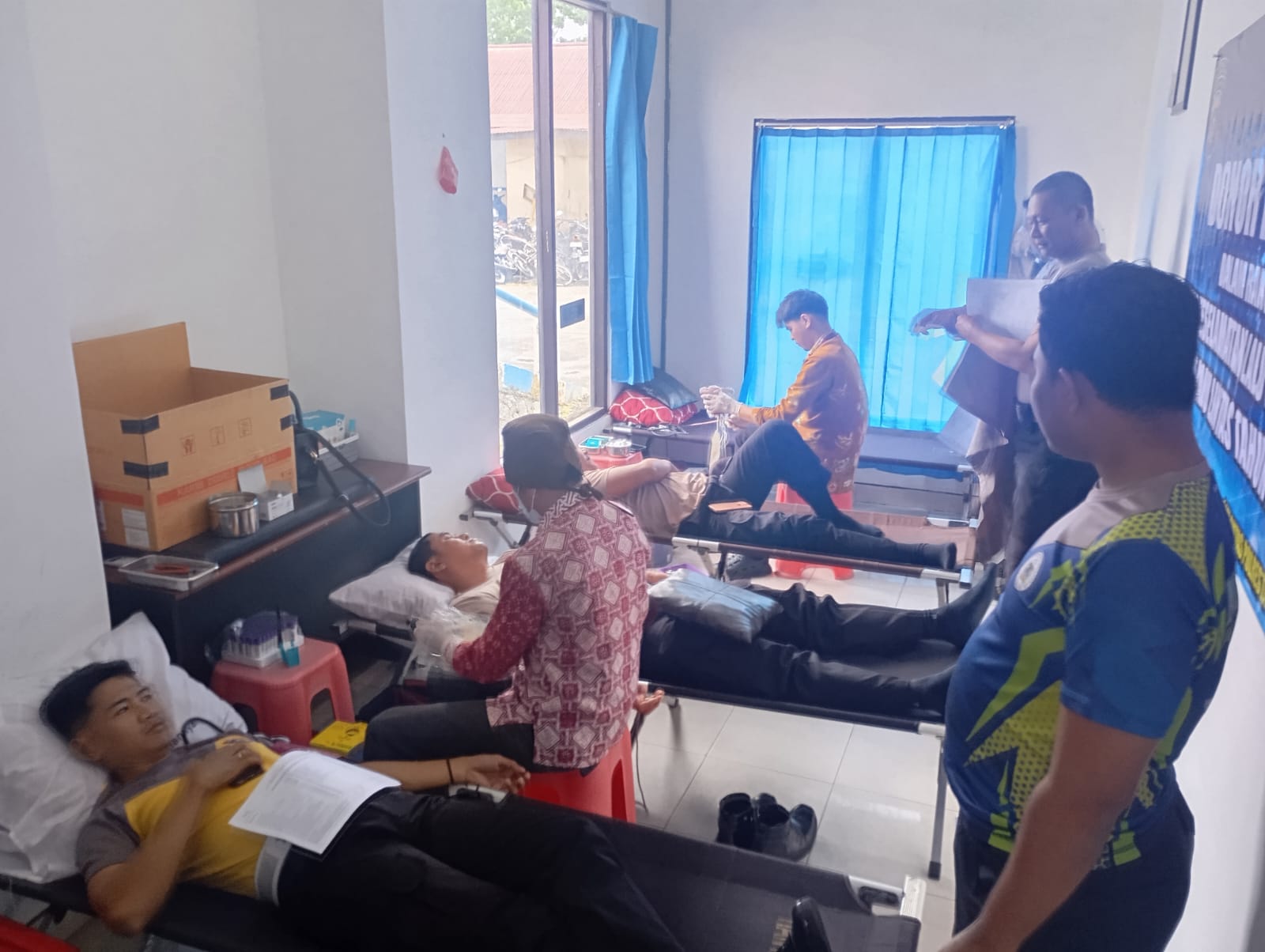 Sidokkes Polresta Palangka Raya Gelar Donor Darah Peringati Hari Keselamatan dan HUT Lalu Lintas 2025